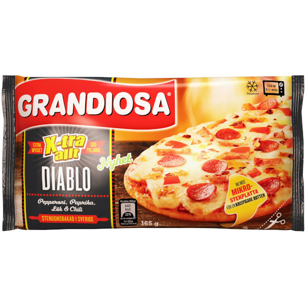 Grandiosa Minipizza X-tra Allt Diablo