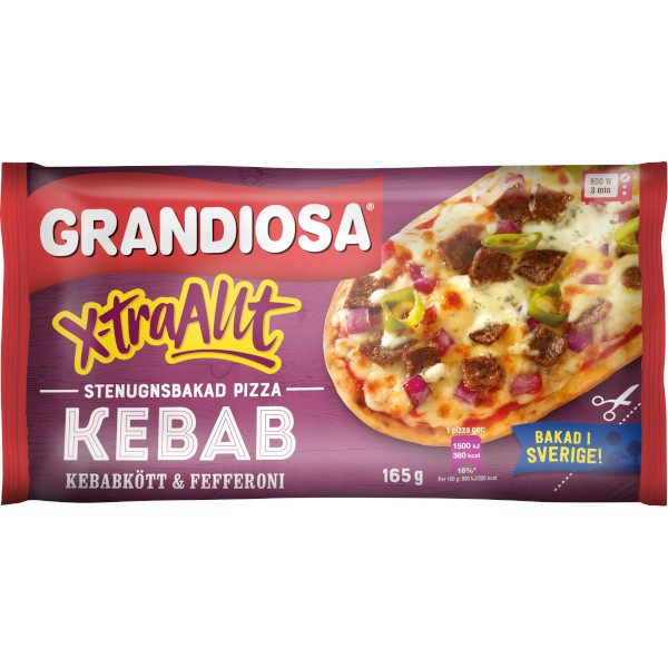 Grandiosa Minipizza X-tra Allt Kebab