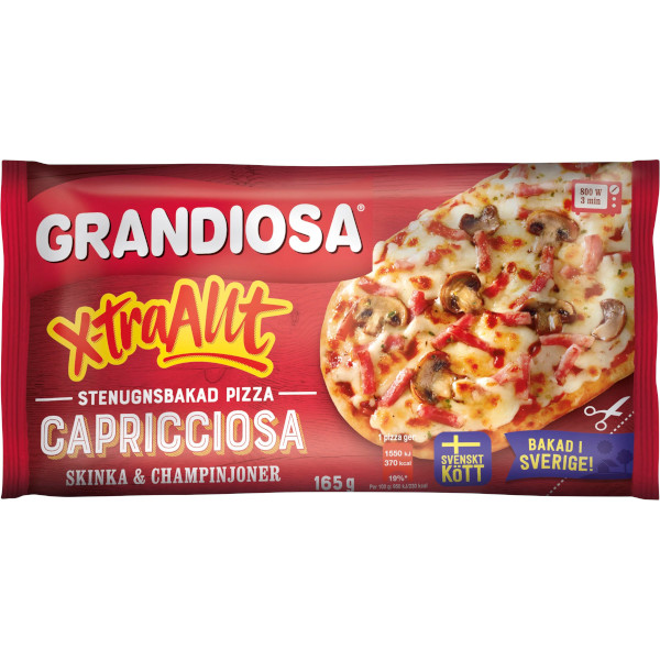 Grandiosa Minipizza X-tra Allt Capricciosa