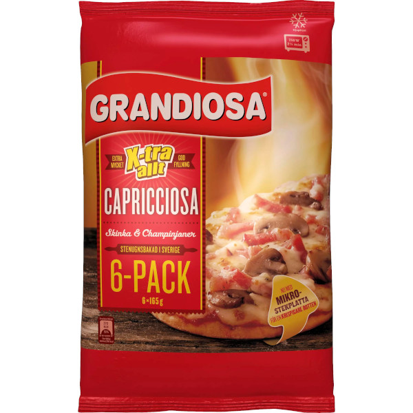 Grandiosa Minipizza X-tra Allt Capricciosa