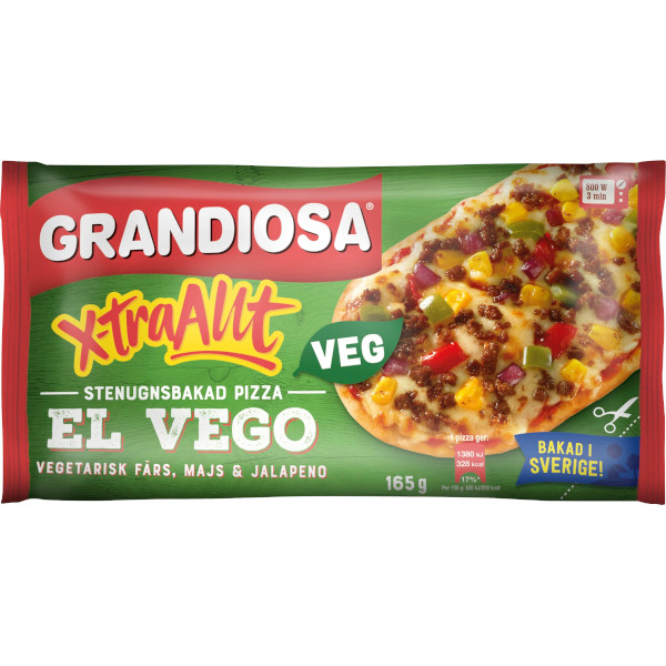 Grandiosa Minipizza X-tra Allt El Vego