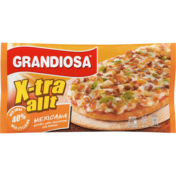 Grandiosa Minipizza X-tra Allt Mexicana
