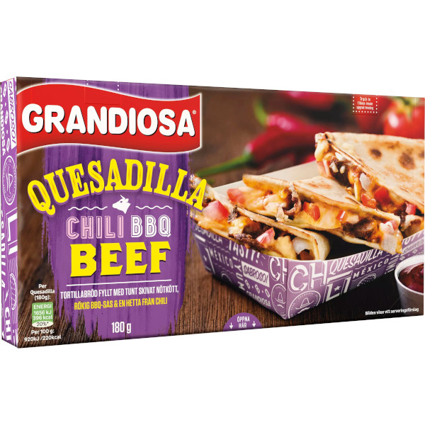 Grandiosa Quesadilla Chili BBQ Beef