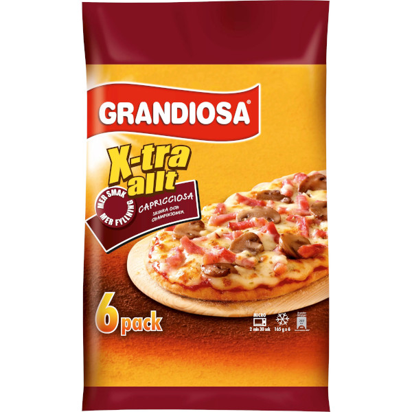 Grandiosa Minipizza X-tra Allt Capricciosa