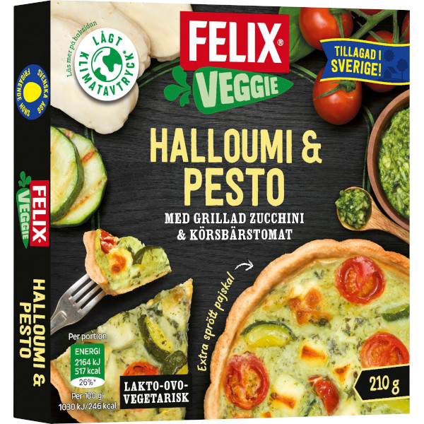 Felix Veggiepaj Halloumi & Pesto