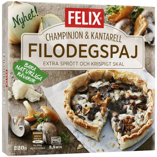 Felix Filodegspaj Champinjon & Kantarell