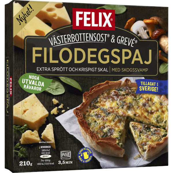 Felix Filodegspaj Västerbottensost & Grevé