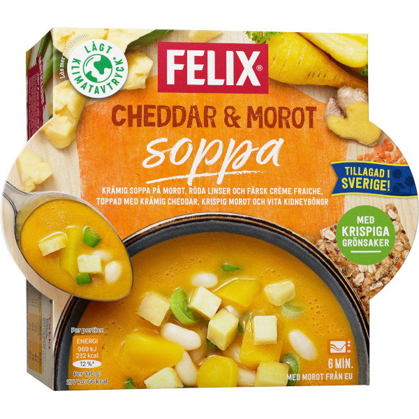Felix Soppa Cheddar & Morot