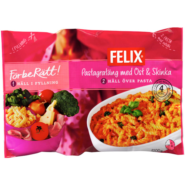Felix Pastagratäng Ost & Skinka