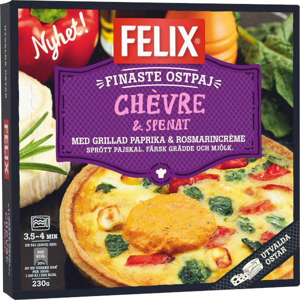 Felix Ostpaj Chèvre & Spenat
