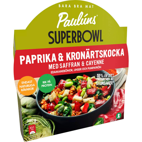 Paulúns Superbowl Paprika & Kronärtskocka