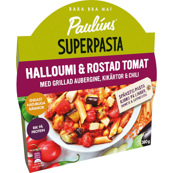 Paulúns Superpasta Halloumi & Rostad Tomat