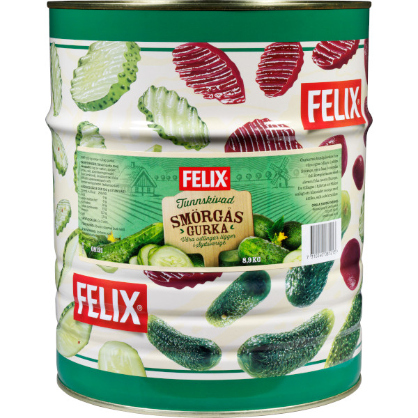 Felix Smörgåsgurka Tunnskivad