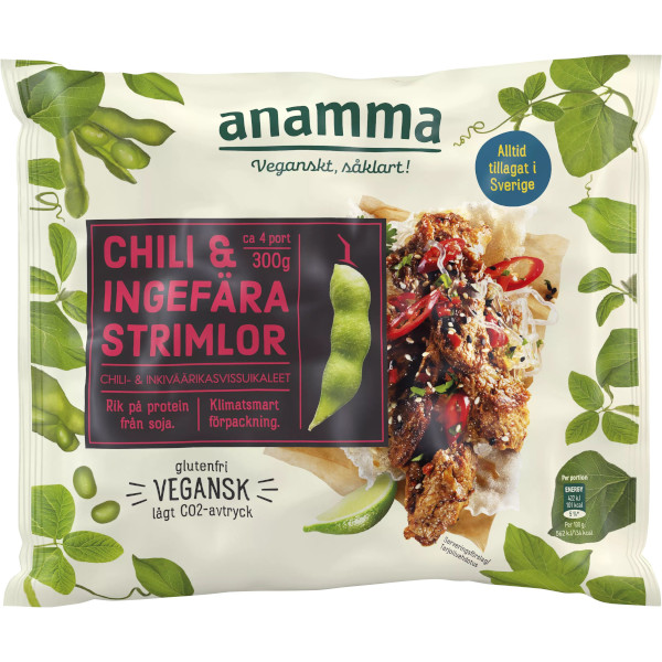 Anamma Vegostrimlor Chili & Ingefära