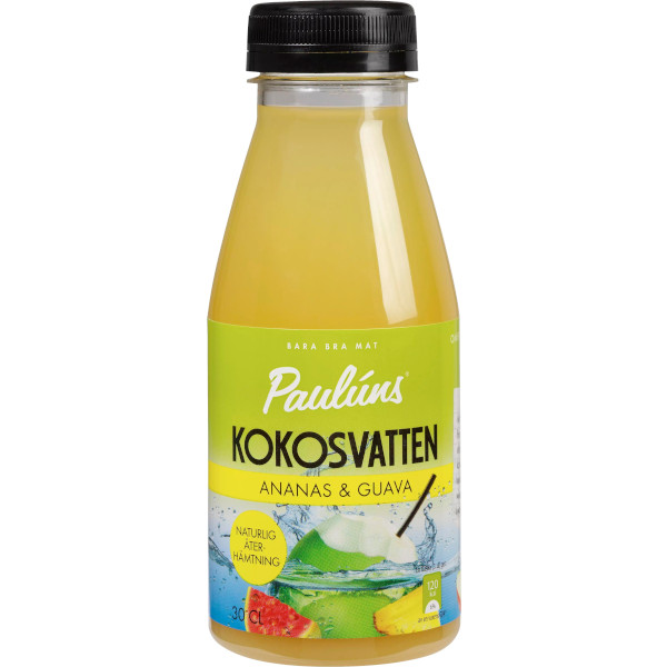Paulúns Kokosvatten Ananas & Guava