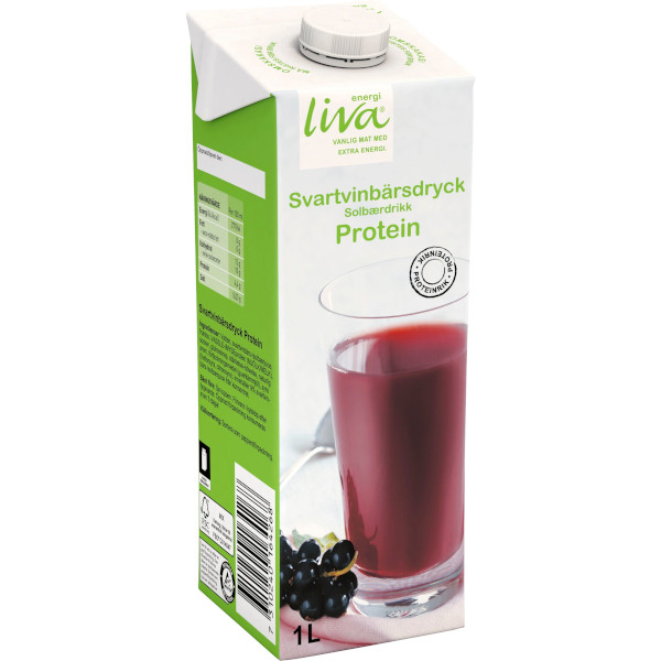 Liva Energi Svartvinbärsdryck Protein
