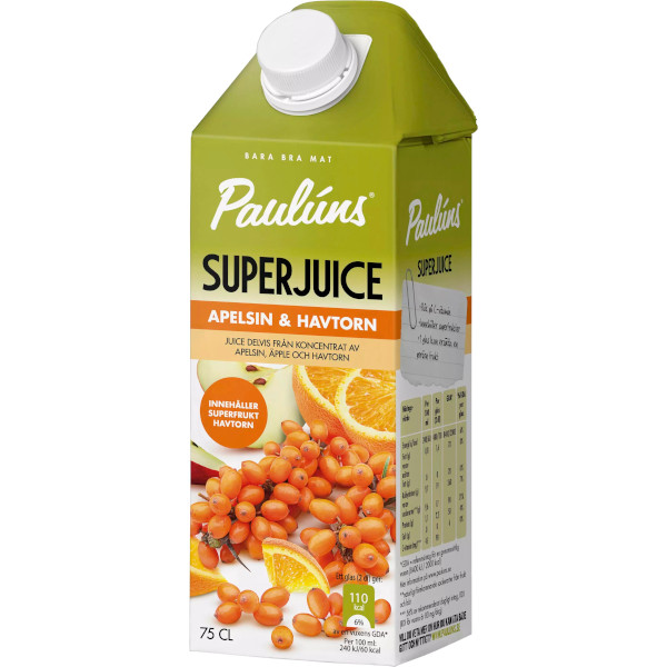 Paulúns Superjuice Apelsin & Havtorn