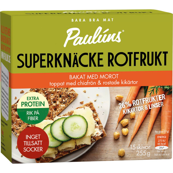 Paulúns Superknäcke Rotfrukt Morot
