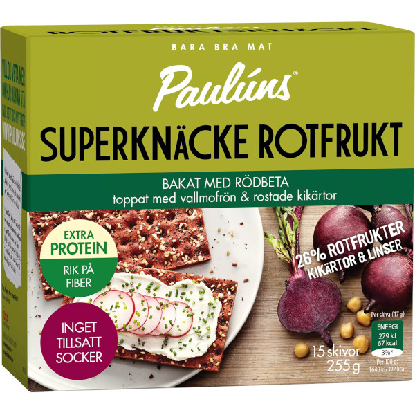 Paulúns Superknäcke Rotfrukt Rödbeta