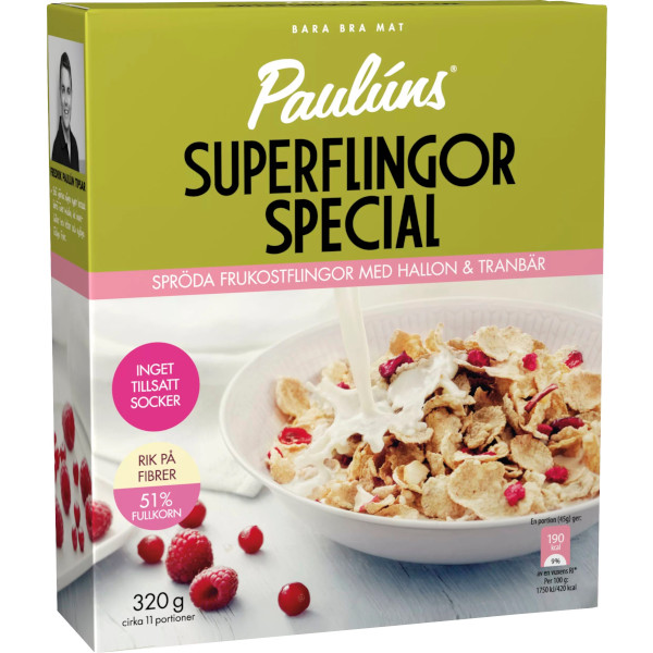Paulúns Superflingor Special Hallon/Tranbär