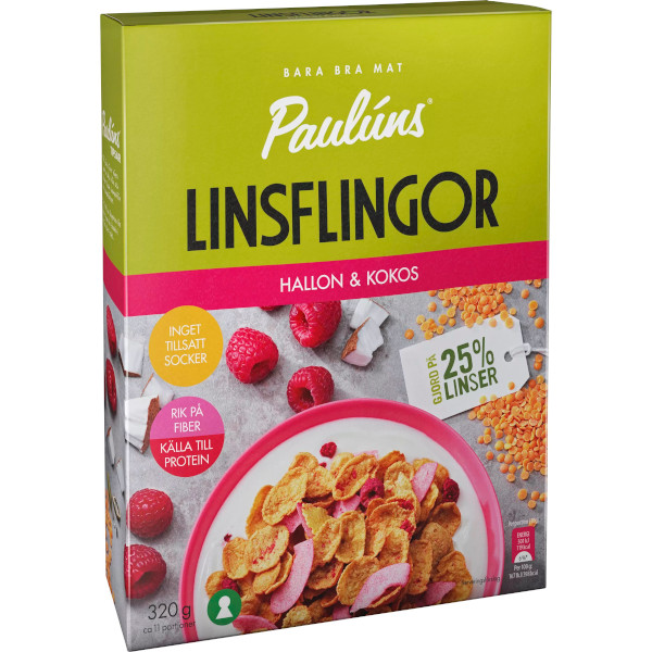 Paulúns Linsflingor Hallon & Kokos
