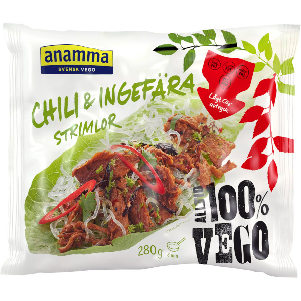 Anamma Vegostrimlor Chili & Ingefära