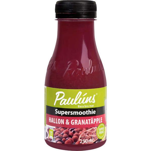 Paulúns Supersmoothie Hallon & Granatäpple