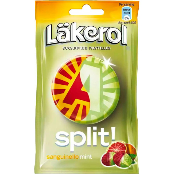Läkerol Pastiller Split Sanguinello/Mint