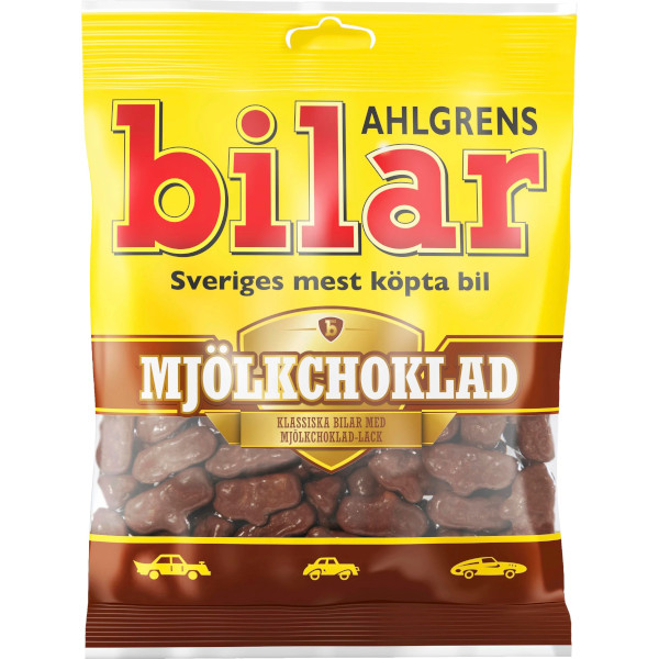 Ahlgrens Bilar Bilar Mjölkchokladdoppade