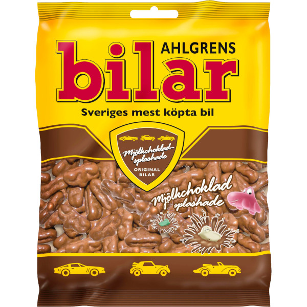 Ahlgrens Bilar Bilar Mjölkchokladdoppade