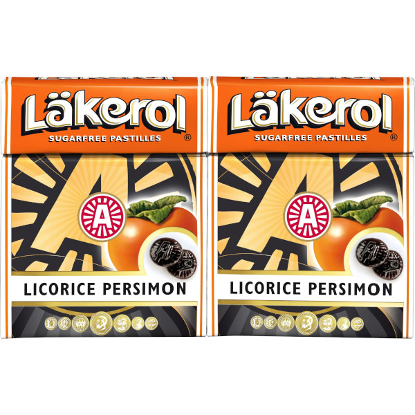 Läkerol Pastiller Licorice Persimon