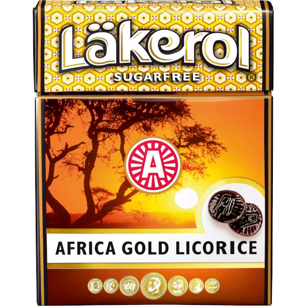 Läkerol Pastiller Africa Gold Licorice