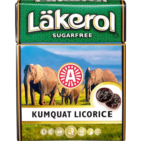 Läkerol Pastiller Kumquat Licorice