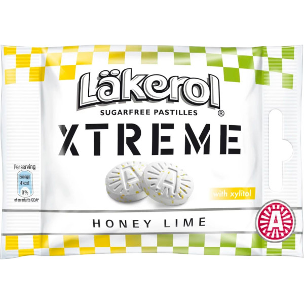 Läkerol Pastiller Xtreme Honey Lime