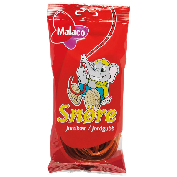 Malaco Snöre Jordgubb
