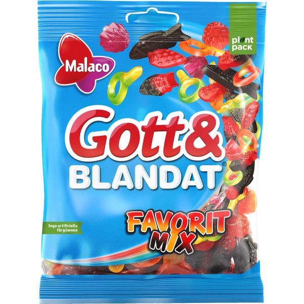 Malaco Gott & Blandat Favorit Mix