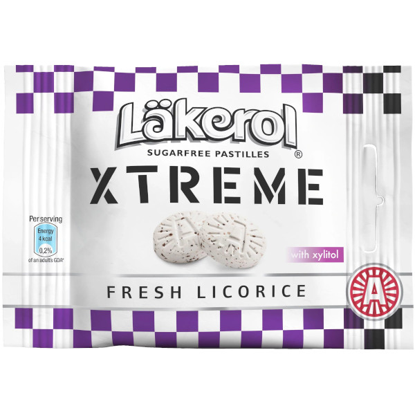 Läkerol Pastiller Xtreme Fresh Licorice