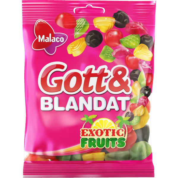 Malaco Gott & Blandat Exotic Fruits