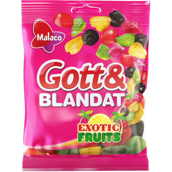 Malaco Gott & Blandat Exotic Fruits