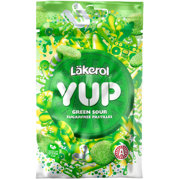 Läkerol Pastiller Yup Green Sour