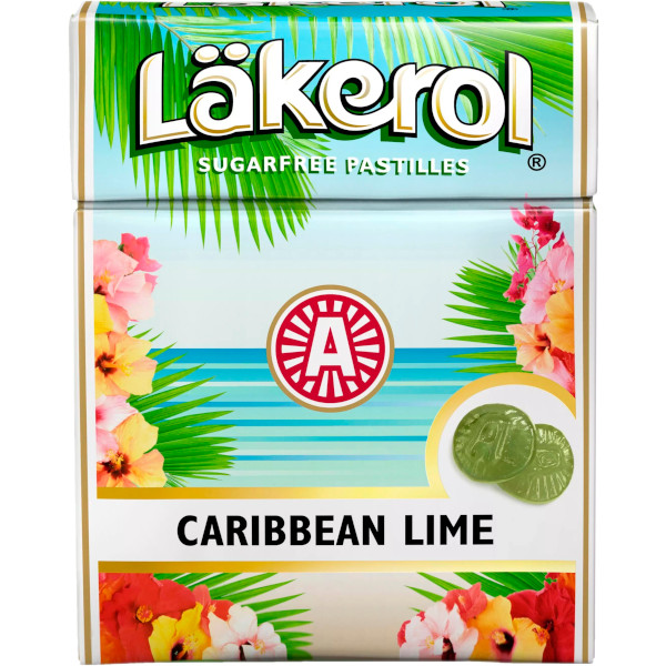 Läkerol Pastiller Caribbean Lime