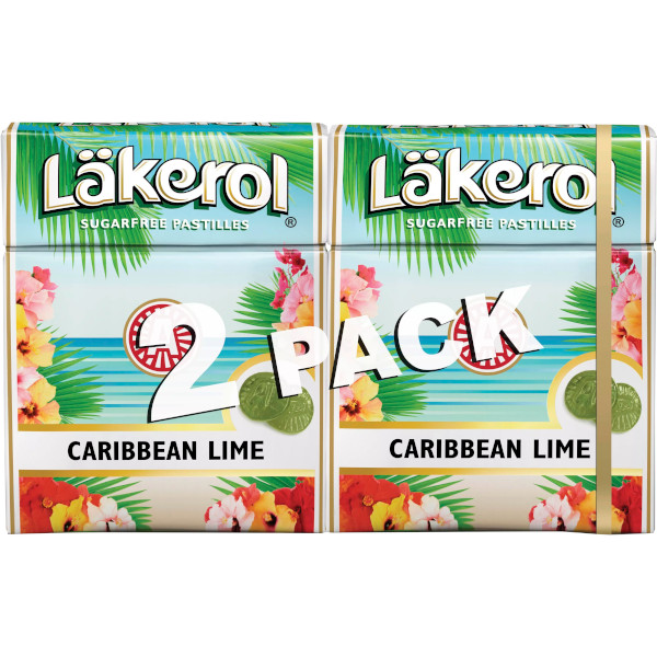 Läkerol Pastiller Caribbean Lime
