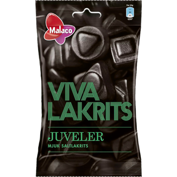 Malaco Viva Lakrits Juveler