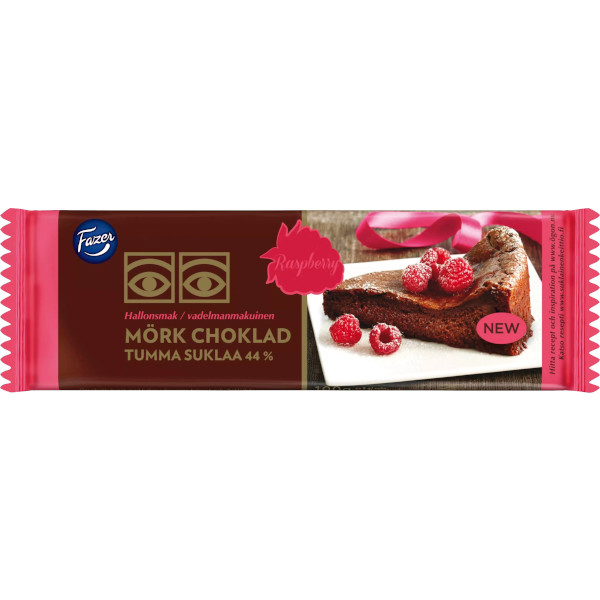 Fazer Bakchoklad Mörk Hallonsmak