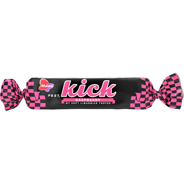 Malaco Lakritskola Kick Raspberry