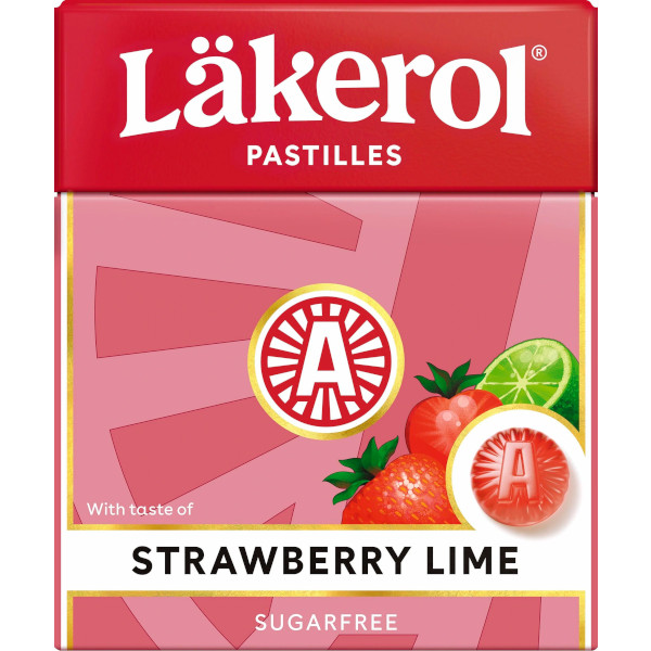 Läkerol Pastiller Strawberry/Lime