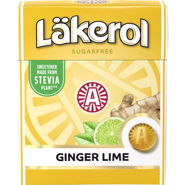 Läkerol Pastiller Ginger/Lime