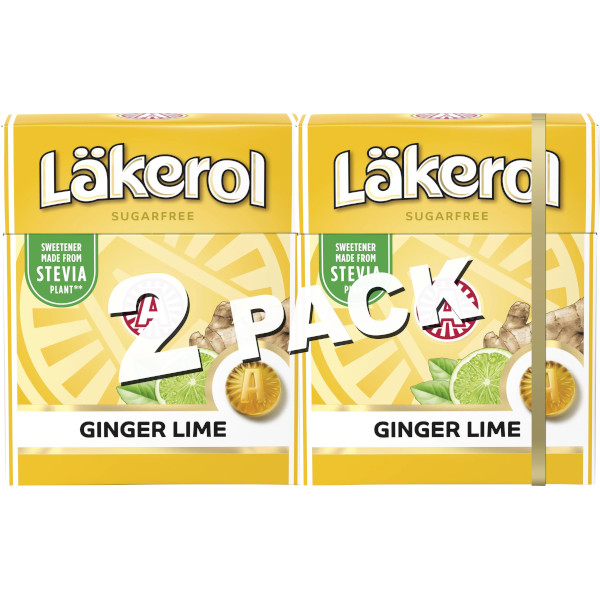 Läkerol Pastiller Ginger/Lime