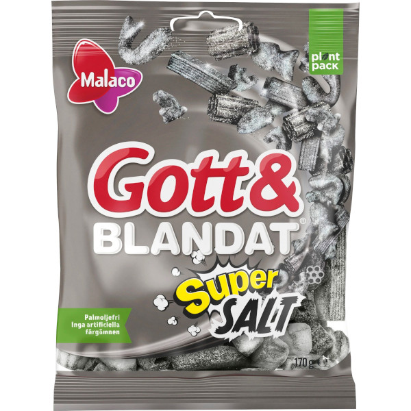 Malaco Gott & Blandat Supersalt