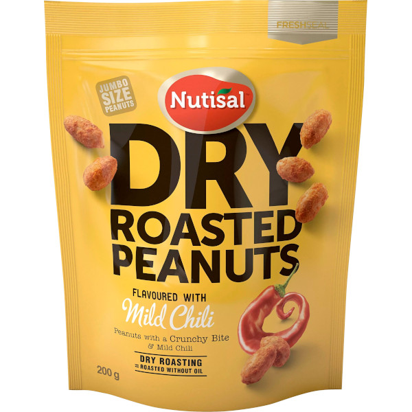 Nutisal Peanuts Dry Roasted Mild Chili